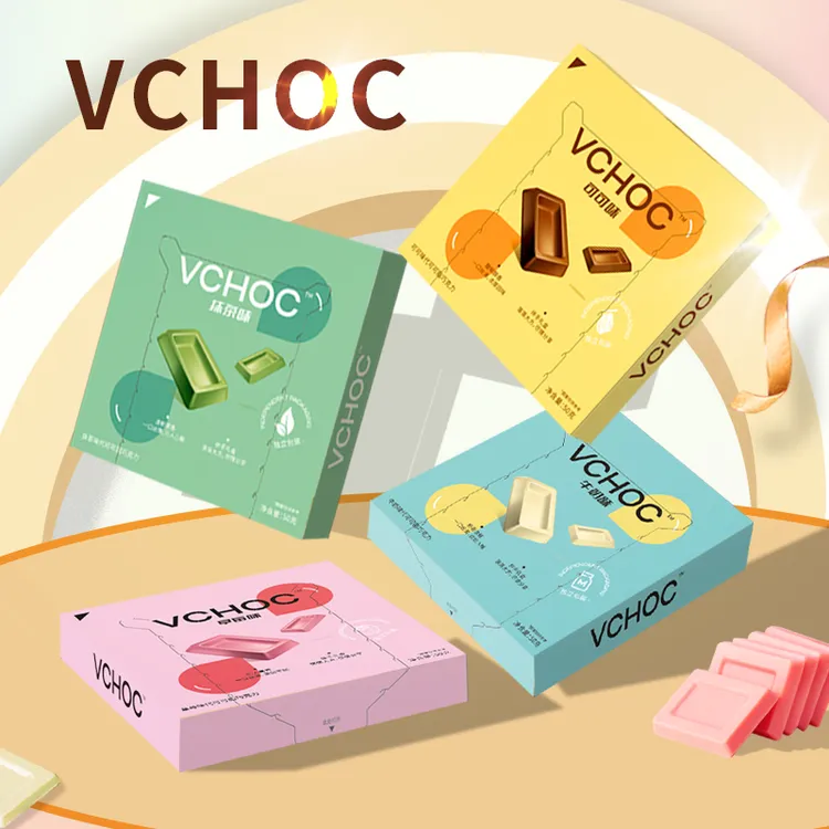 抹茶巧克力牛奶巧克力礼盒装多口味网红休闲零食50g代可可脂草莓