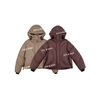 072 & RICE【冬日恋歌】秋冬休闲连帽拉链羽绒外套 A-32BBLY08