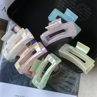 Y063甜心家电镀果冻方块抓夹3个