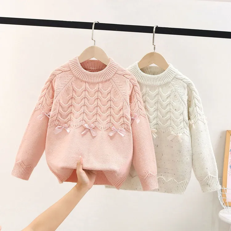 童泰【断码】女童毛衣秋冬2025新款洋气儿童冬装加厚打底衫女孩冬季