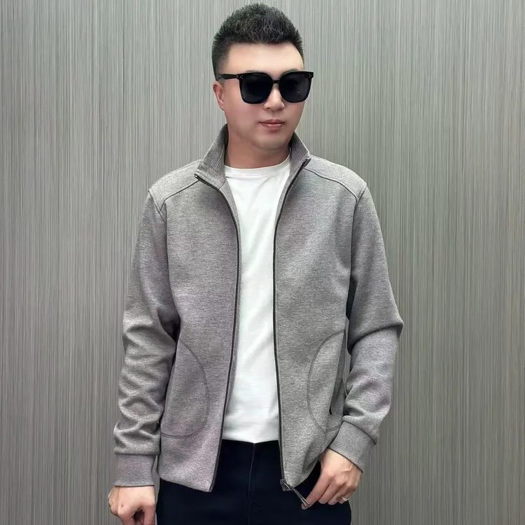 【68050】新款老钱风立领休闲简约，百搭夹克男士