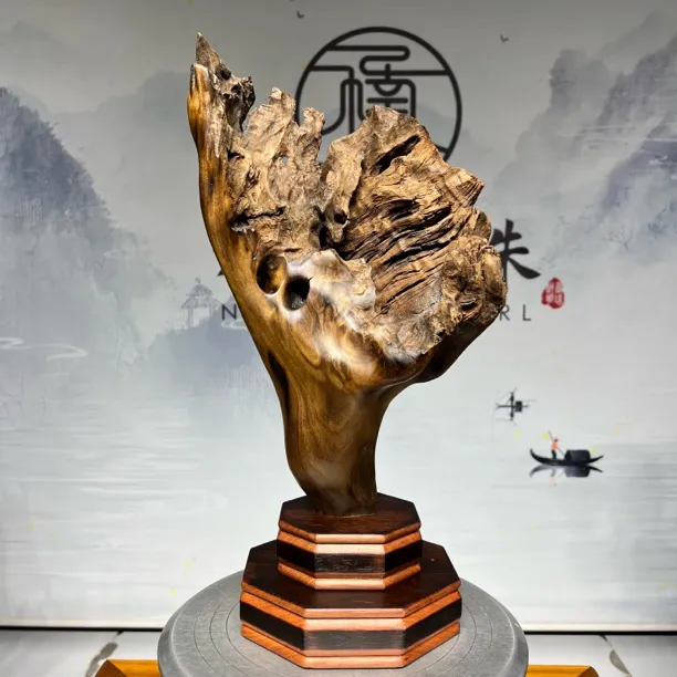 金丝楠小叶桢楠自然随形艺术摆件46/27/20