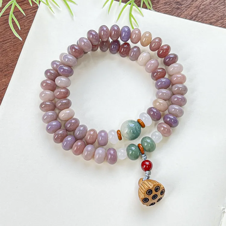 【灵月阁木作】香芋紫买文玩手串菩提手串手盘把玩小物件新中式首