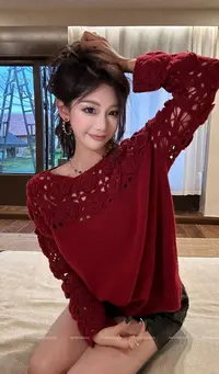 利达 NEW DADADA【浮生暂寄】时尚休闲修身毛织上衣CPM1604