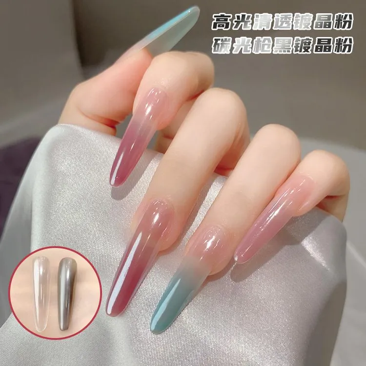 【菊籽老师推荐】美甲高光清透镀晶粉网红显白百搭镜面粉细腻透亮