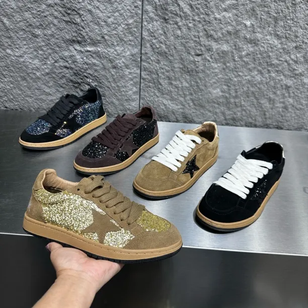 秋季新款男士亮片低帮休闲板鞋时尚休闲帅气百搭潮鞋