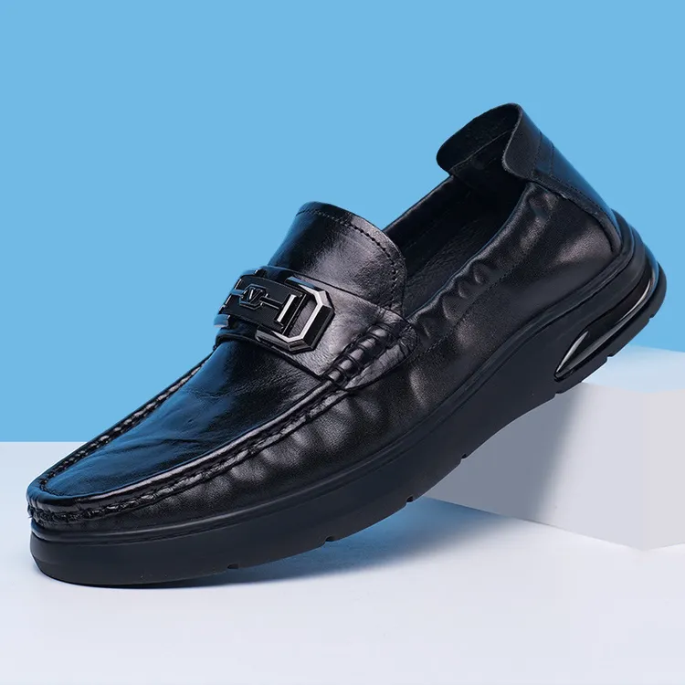 RSLUHUX新款头层牛皮商务休闲男士乐福皮鞋RSL0245