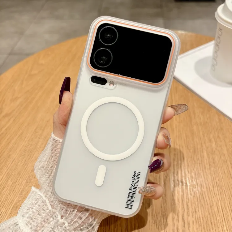 适用于小米17pro手机壳小米15透明磁吸红米k80超薄磨砂红米k70pro