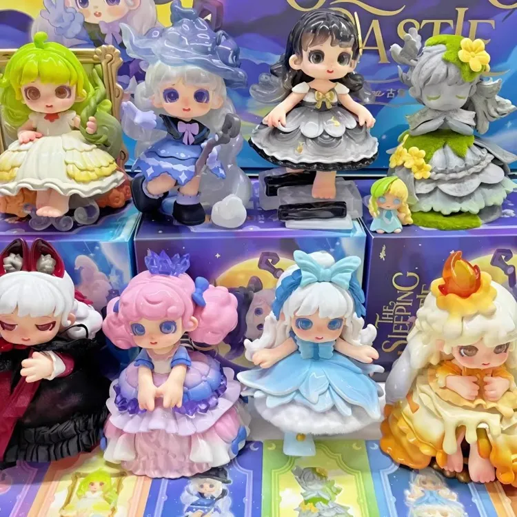 正版 Miana小米娜盲盒古堡不可思议潮玩手办公仔玩具生日礼物摆件