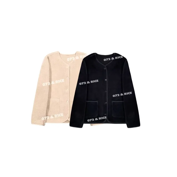 072 & RICE【摇摇乐】秋冬休闲单排扣长袖外套 A-32CSS03