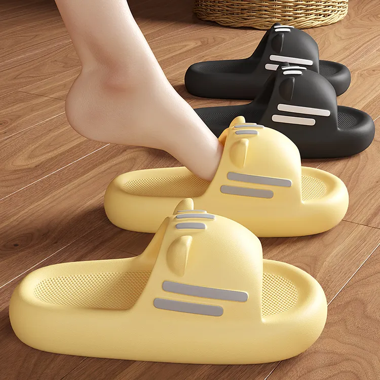 拖鞋女2024夏季新外穿时尚厚底居家用情侣浴室洗澡防滑凉拖鞋软底