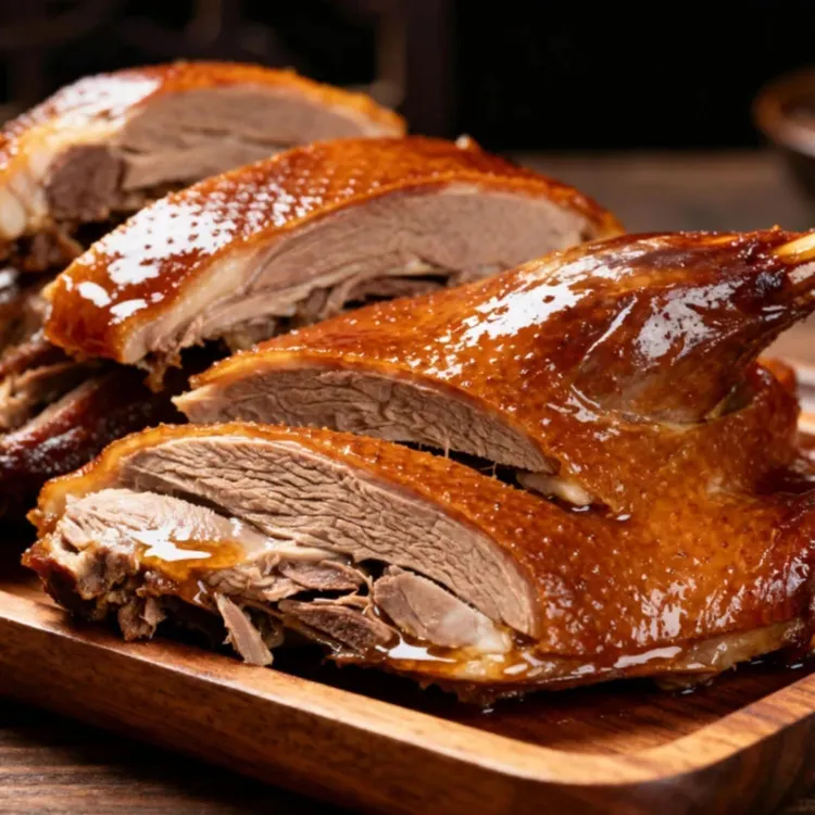 绿养道桃木熏鹅传统卤鹅