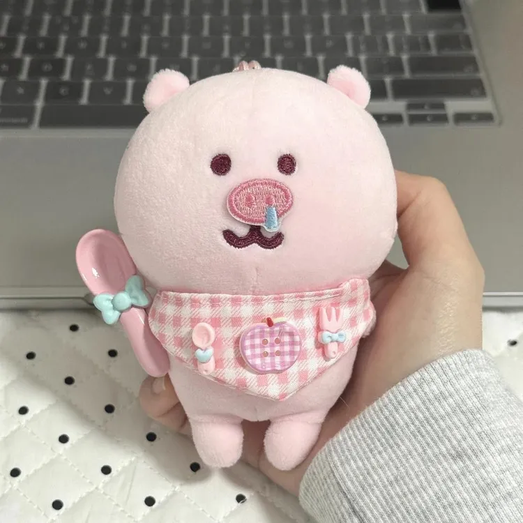 可爱小猪自嘲熊毛绒公仔挂件玩偶送女生日礼物情侣闺蜜挂件OOO