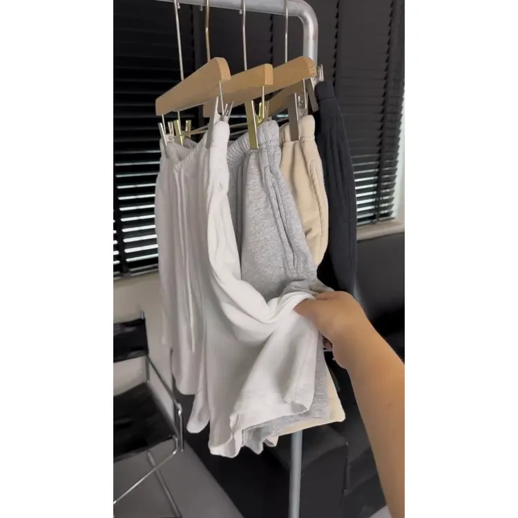 2025夏季新款高腰显瘦百搭休闲宽松四分短裤