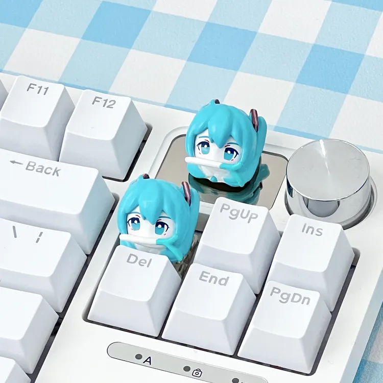Q版初音未来立体机械键盘键帽个性创意客制化机械键盘键帽