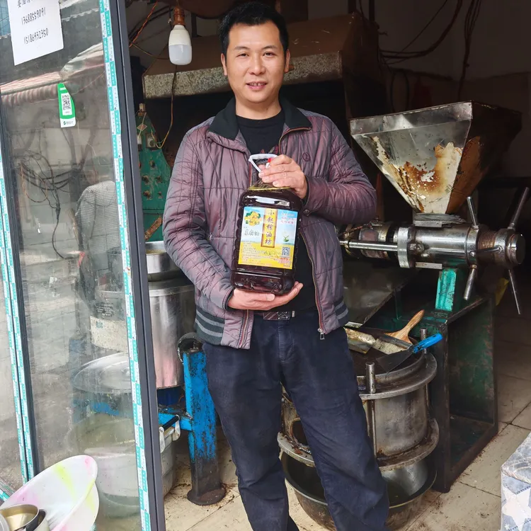 【12年老店】贵州高坡 5斤 黑菜籽油 非转基因（下单送试用装100mL）