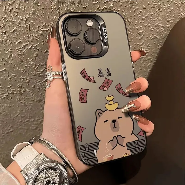 卡皮巴拉手机壳适用于苹果/华为/荣耀/VIVO/OPPO/小米手机防摔壳