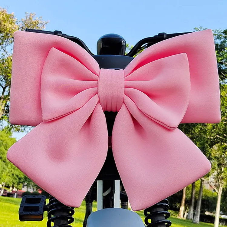 蝴蝶结电动车装饰后座头盔配件个性创意网红爱玛三轮摩托车尾装饰