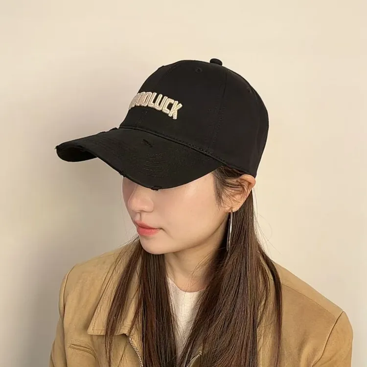 【GOODLUCK】刺绣高品质精梳棉棒球帽秋冬男女同款鸭舌帽百搭帽子