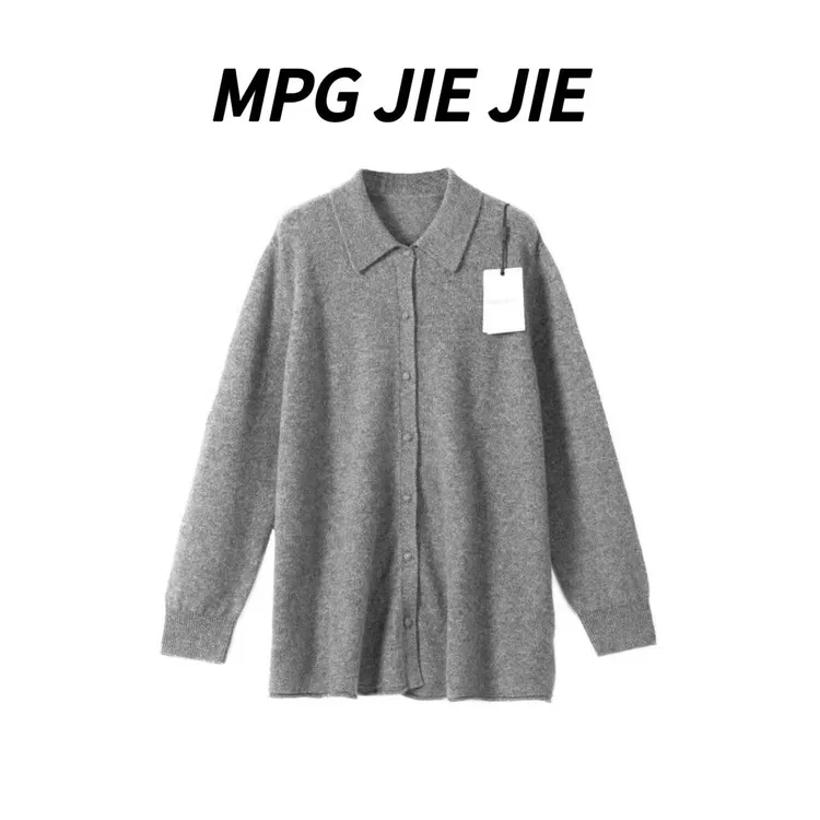 MPG JIEJIE【收藏款】25早秋绵羊毛显瘦polo衫