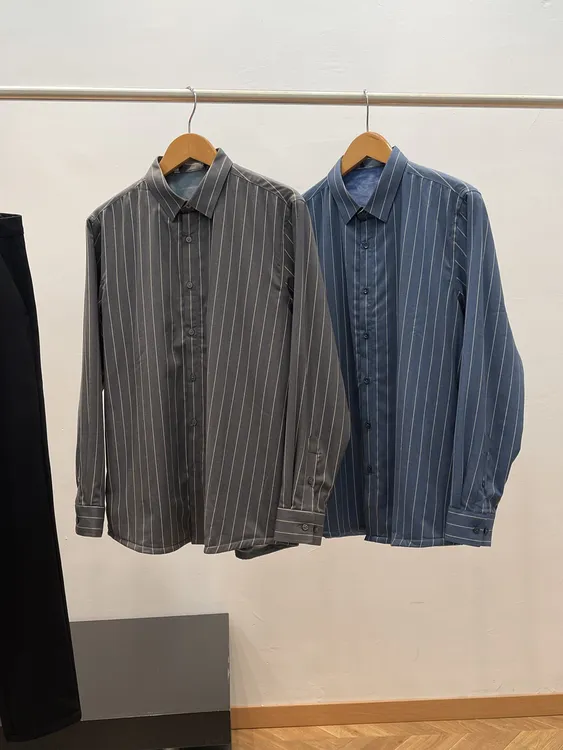 T保暖绒里！加绒加厚！商务休闲男士秋冬长袖衬衫 C2181 男装 H7379