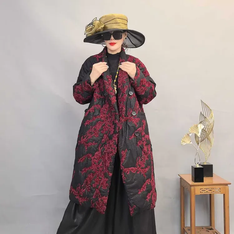 8587时尚复古优雅秋冬季上新洋气名媛气质休闲百搭外套