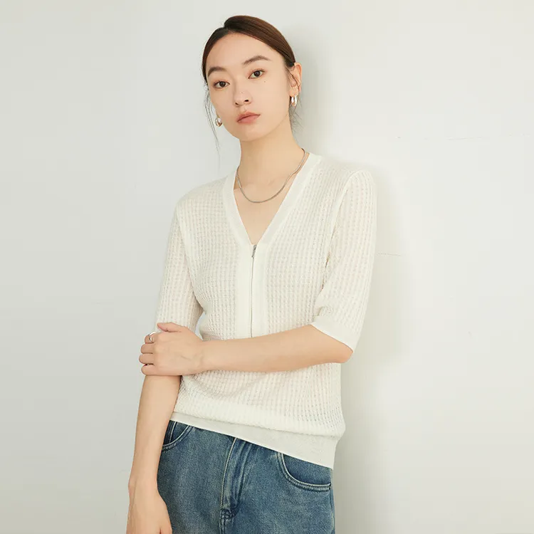 半拉链打底衫打底衣25女服装新款女装针织杉上装女服女式服装女衣