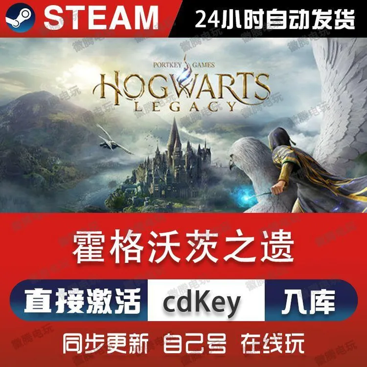 霍格沃茨之遗steam游戏cdkey激活码单机电脑游戏兑换全球区入库pc