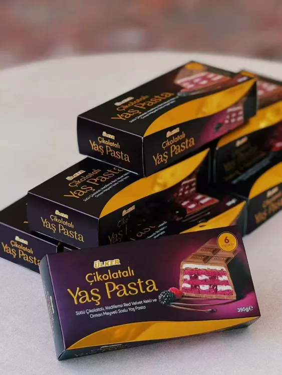 （48之内发货نەخمال）土耳其进口Ulker Yas pasta红丝绒蛋糕巧克力 