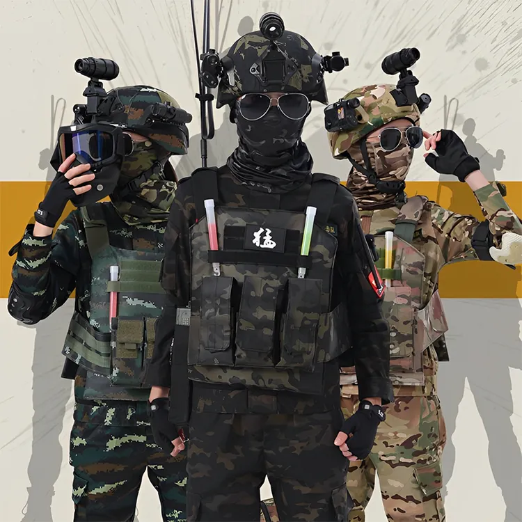 儿童迷彩服套装男童特种兵春秋季长袖夏令营迷彩装备户外男童全套