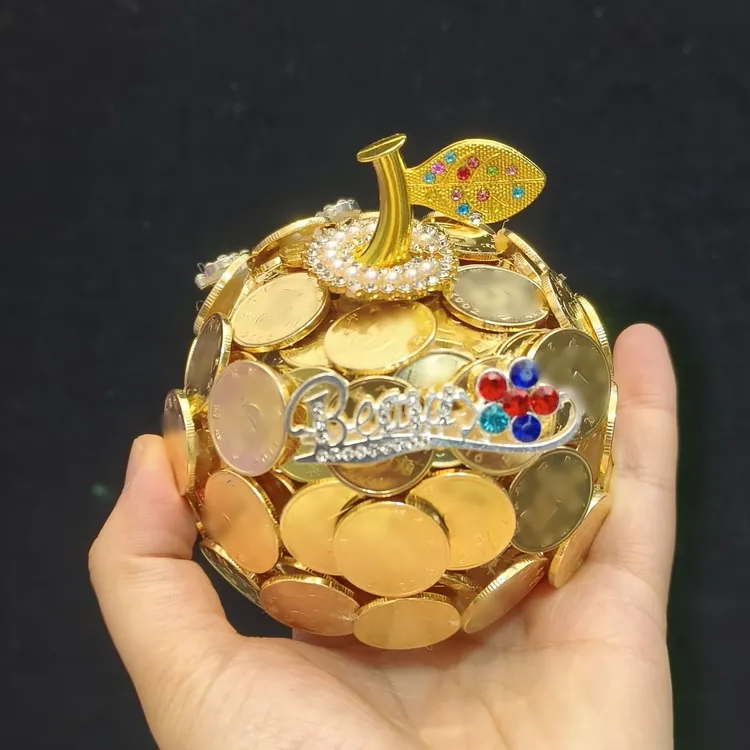 平安夜金币苹果手工制作情人节全套金色平安夜送平安果网红爆款