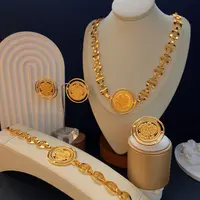 铜合金项链 哈尼西牧时尚百搭四件套#0009018