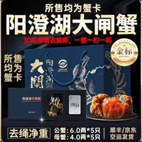 【卡券】刘掌柜精养阳澄湖大闸蟹公6.0两母4.0两10只高标准活水塘养