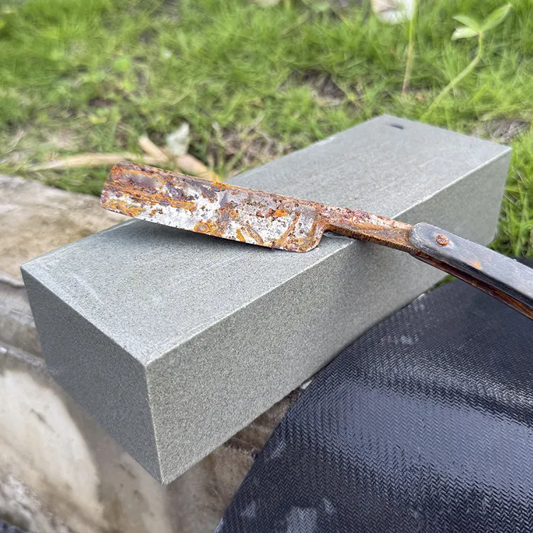 天然磨刀原石粗磨青砂岩下铁迅猛修刃形去卷边锋利养护深山老刀石