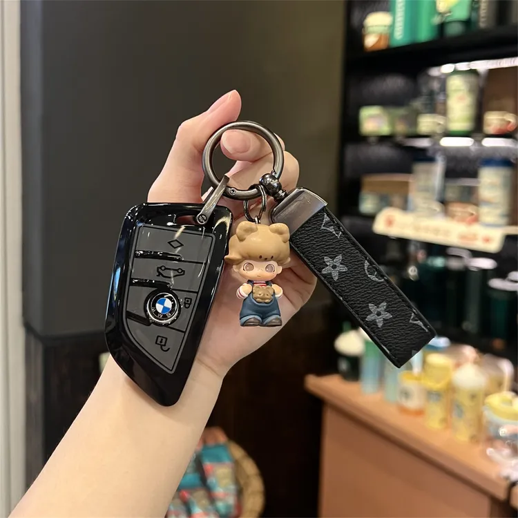 宝马5系车钥匙保护套3系i3i5刀锋325lix1x2x3x5壳530ligt男女可爱