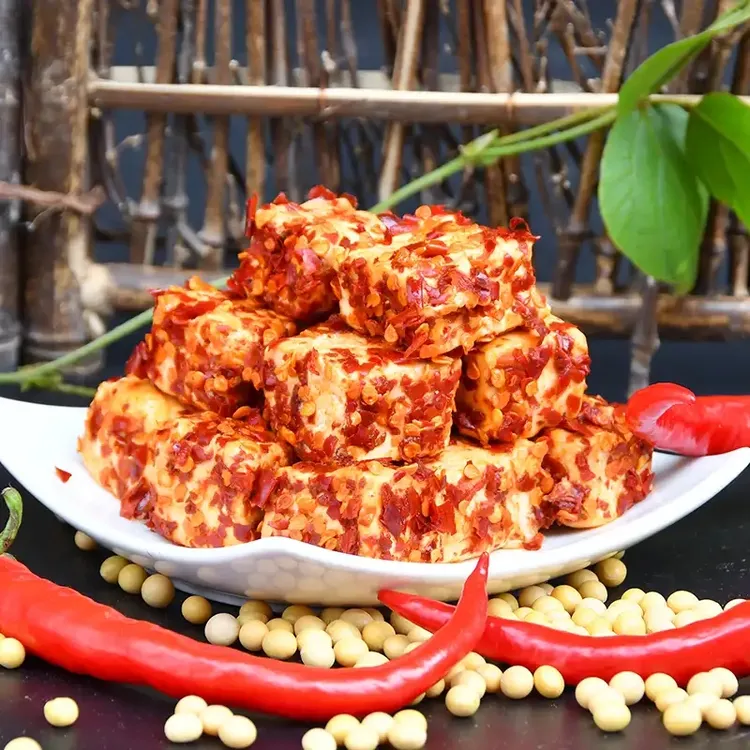 湖南农家风味手工豆腐乳香辣麻辣五香210克-1000克