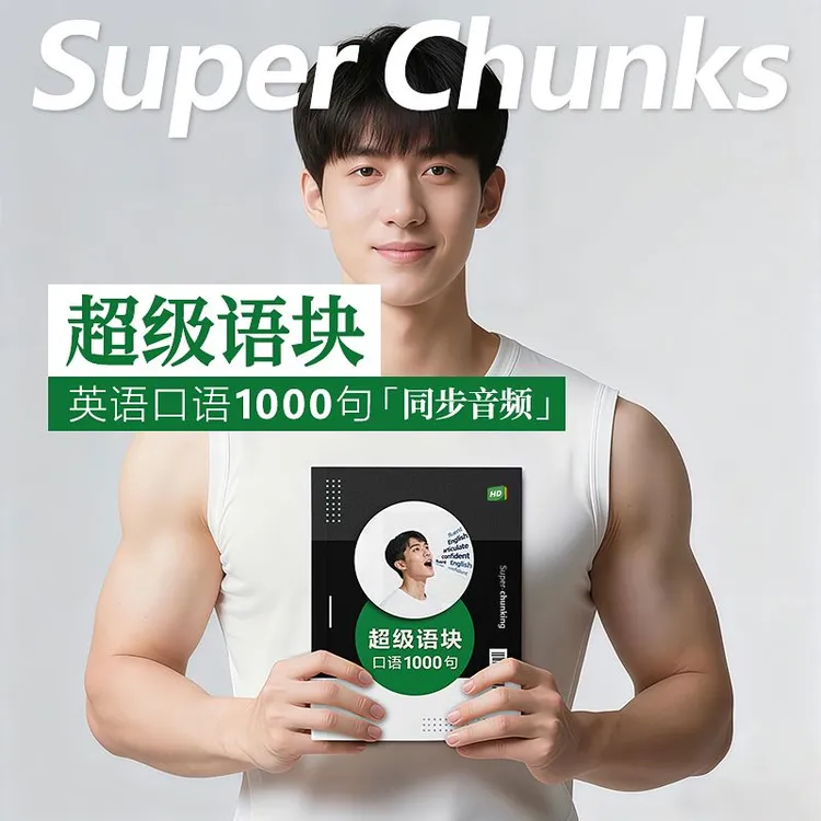 【超级语块口语1000句】小林英语万能句型高频句子结构大全A4背诵本