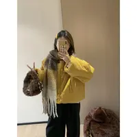 韩11秋冬暖暖南瓜短款棉服外套上衣97512