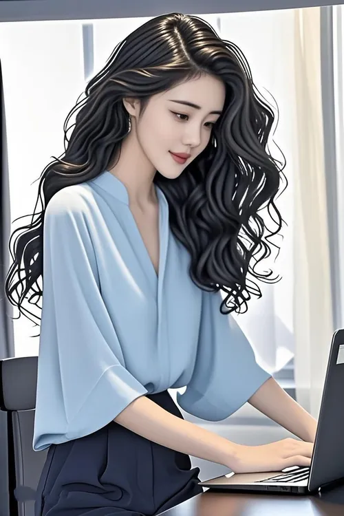 SS951蓝色雪纺衬衫中袖女2025夏季设计感小众优雅衬衣