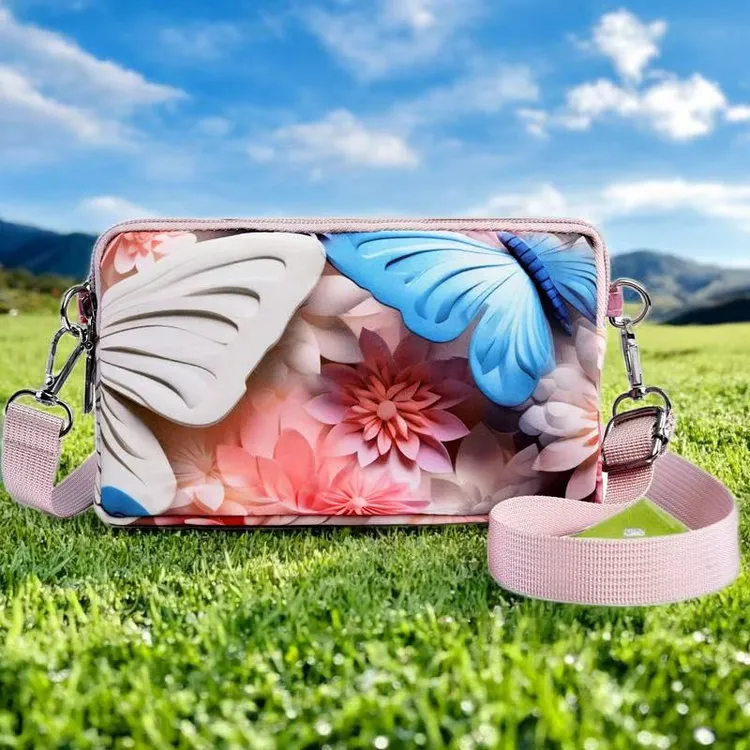 纯色轻便女士斜挎单肩包包外出行逛街百搭防泼水时尚包包手机包包