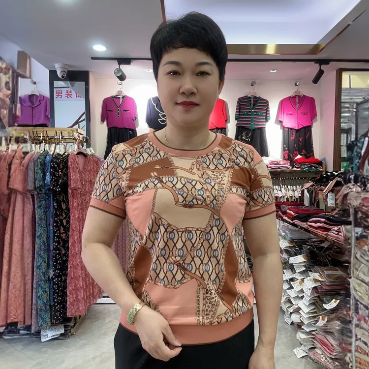 【活动款】2025夏季新款25813时尚百搭圆领舒适气质潮流T恤