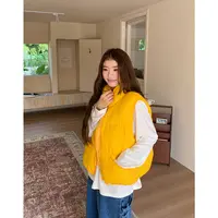 橘子树在哪儿韩系保暖羽绒马甲外套女冬季设计感外穿显瘦百搭马夹