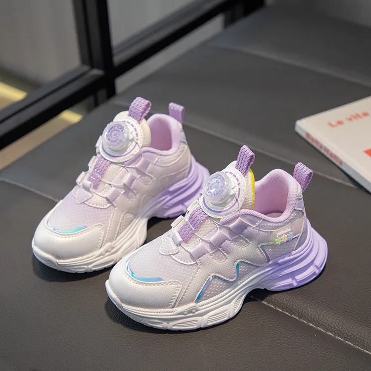 2504爱丫丫H-86 秋季新款网面女童跑步运动鞋26-37
