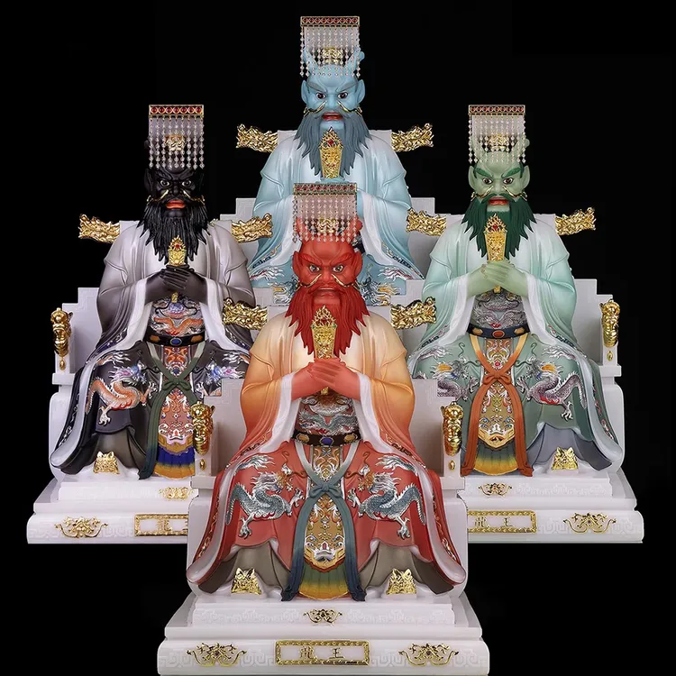 四海龙王汉白玉神像东海龙王像北海龙王南海龙王西海龙王客厅摆件
