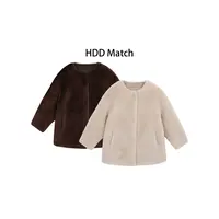 HDD- "时髦乐章" 羊毛 秋冬女款宽松贵气毛毛外套大衣 Y8935