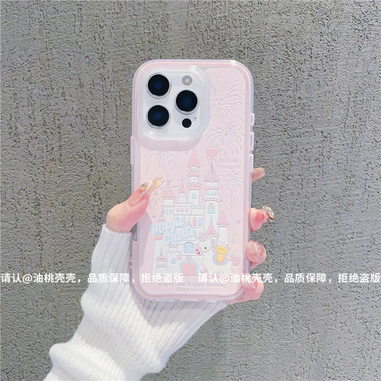 三合一炫彩适用苹果iPhone17/华为荣耀/OPPO/VIVO/小米手机壳爆款