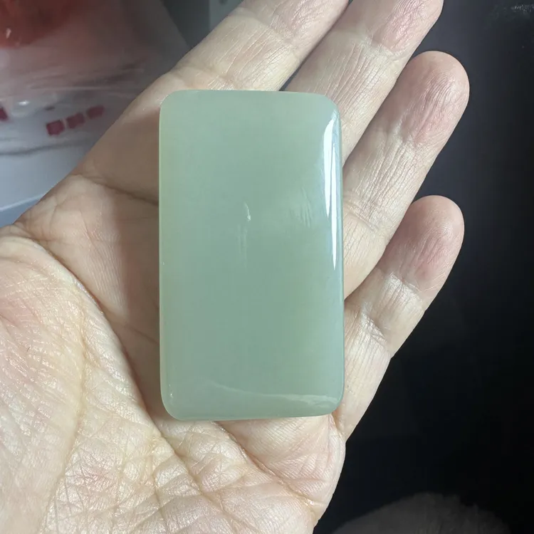 新疆且末蓝和田玉平安无事牌男女款玉石挂件附证书可刻字可做雕刻