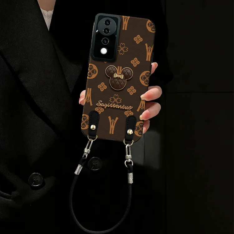 汇客凡品【VIVOS19/19Pro】轻奢皮质荔枝纹ins创意防摔手机壳