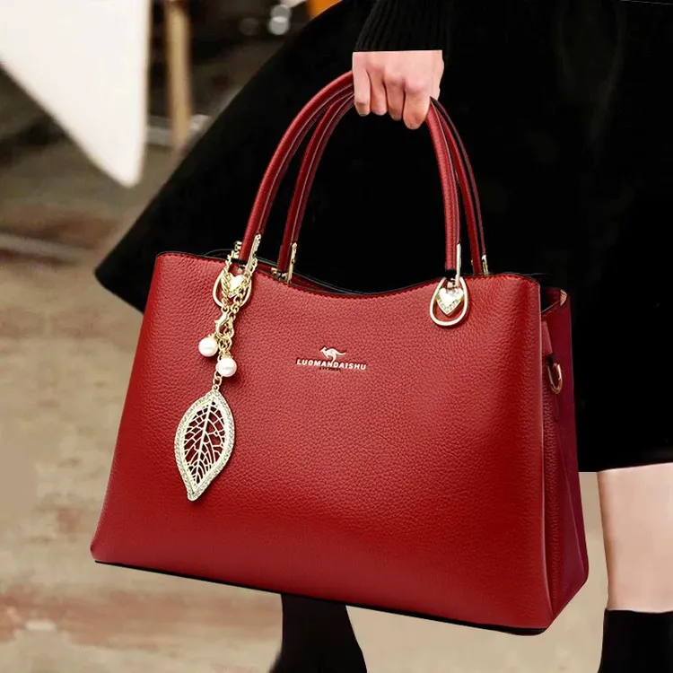 女士手提包包2025新款高级感女百搭大气结婚单肩婚包送妈妈斜挎包