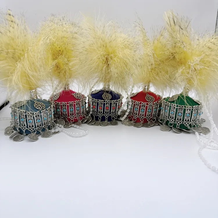 【美尔新疆包邮】新款精致重工名族风车挂件